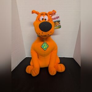 New With Tags Scooby Doo 19 Inch Large Fluorescent Plush Stuffed Dog Toy 2021